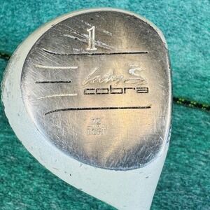 Vintage Cobra Lady S 1 12° Driver Womens RH Steel Shaft Black Club USA